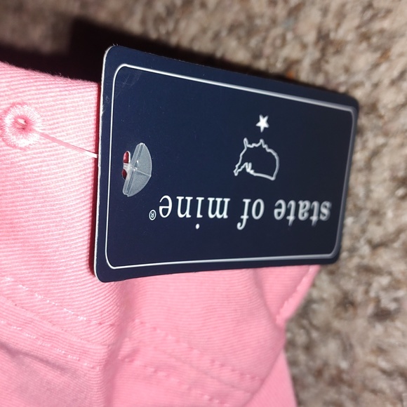 State of Mine Embroidered Strapback Peach Cap Hat OSFA NWT - Picture 4 of 9